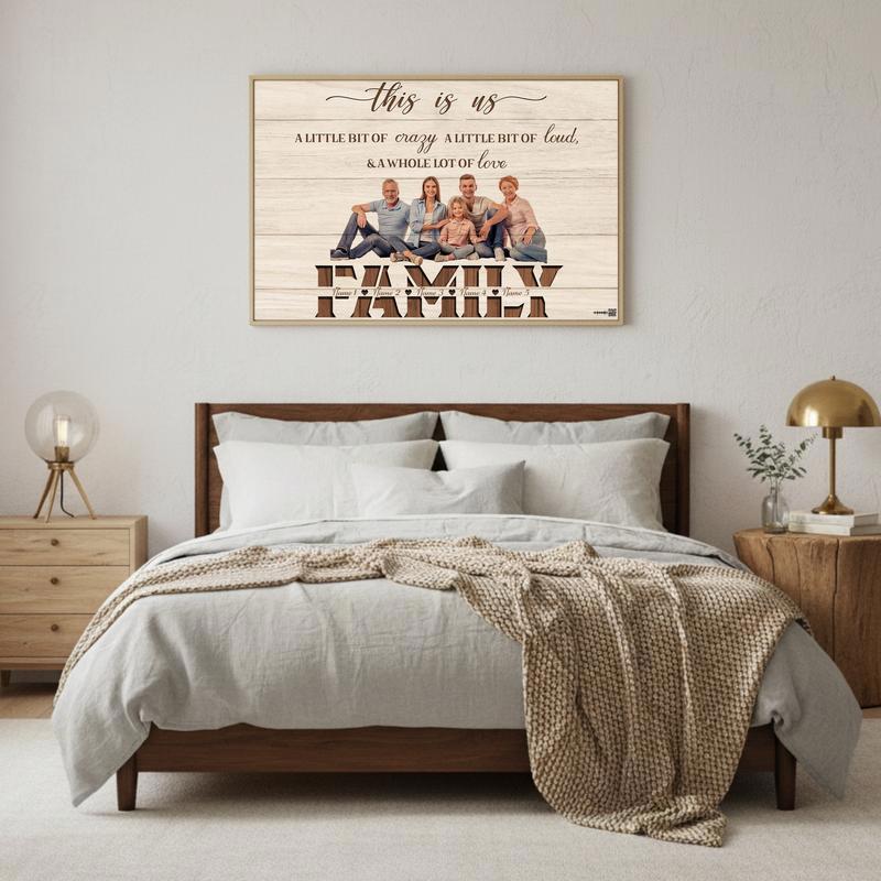 Heartwarming This Is Us Photo Keepsake Custom Family Canvas