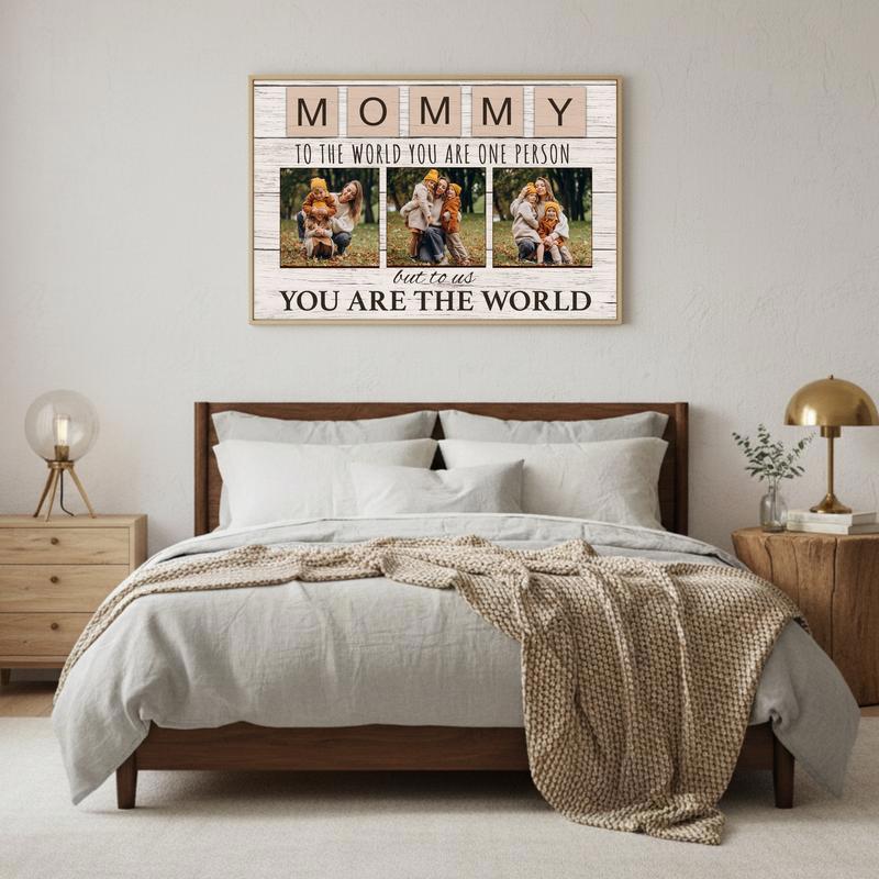 Heartfelt Mom Canvas You Are My World Keepsake