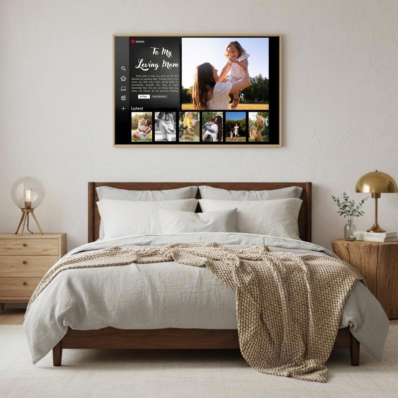 Binge-Worthy Love Netflix Mom Canvas Keepsake