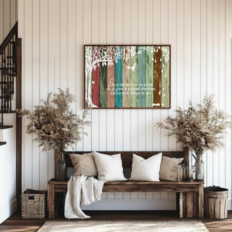 Heirloom Canvas Family's Eternal Branch Story - Family Tree Art