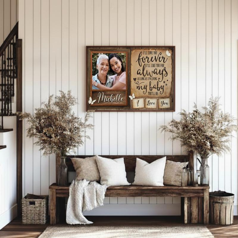 Honor Mom Your Love You Forever Canvas Gift From Daughter