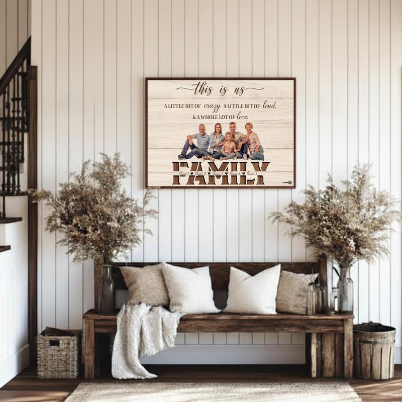 Heartwarming This Is Us Photo Keepsake Custom Family Canvas