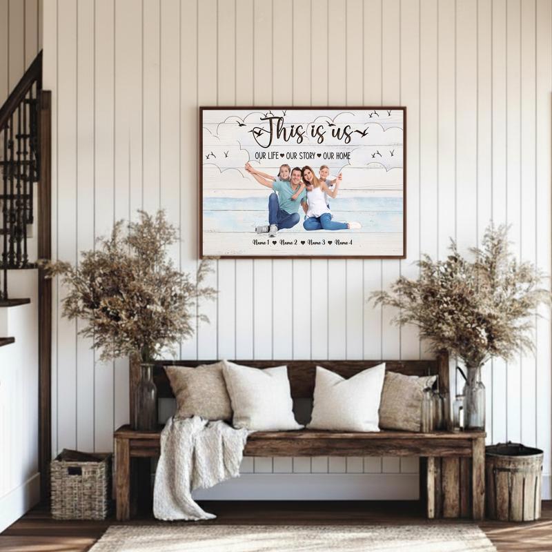 Coastal Family Photo Canvas Your Custom This Is Us Keepsake
