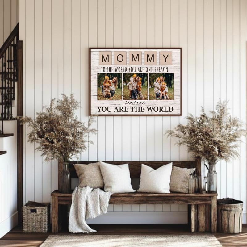 Heartfelt Mom Canvas You Are My World Keepsake