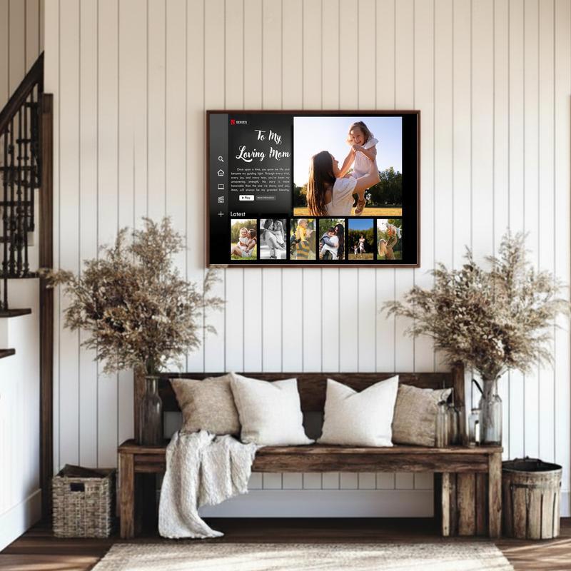 Binge-Worthy Love Netflix Mom Canvas Keepsake
