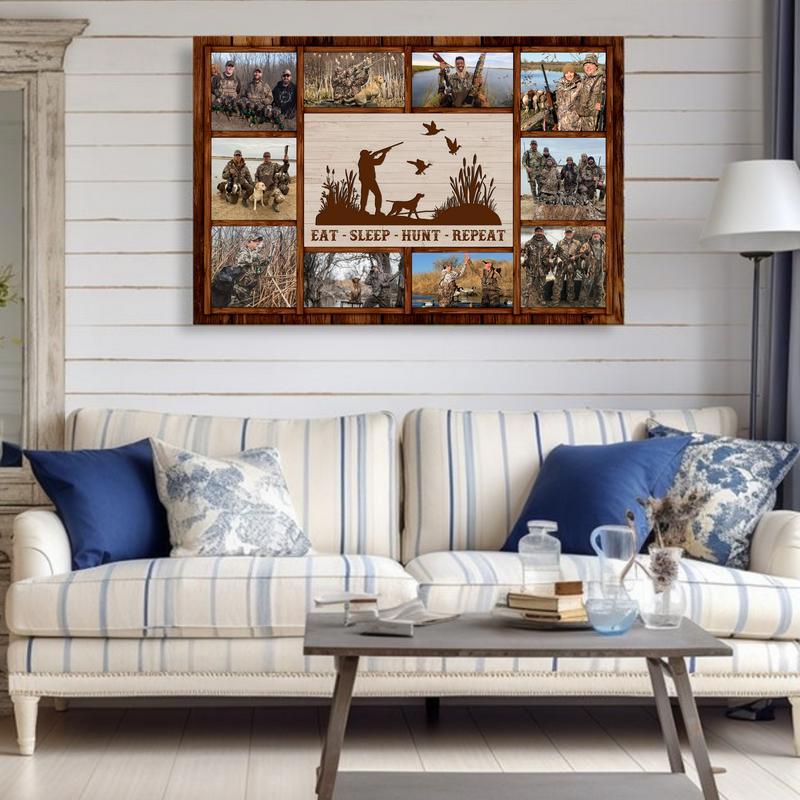 Ultimate Duck Hunter Photo Gift - Custom Collage Art Canvas