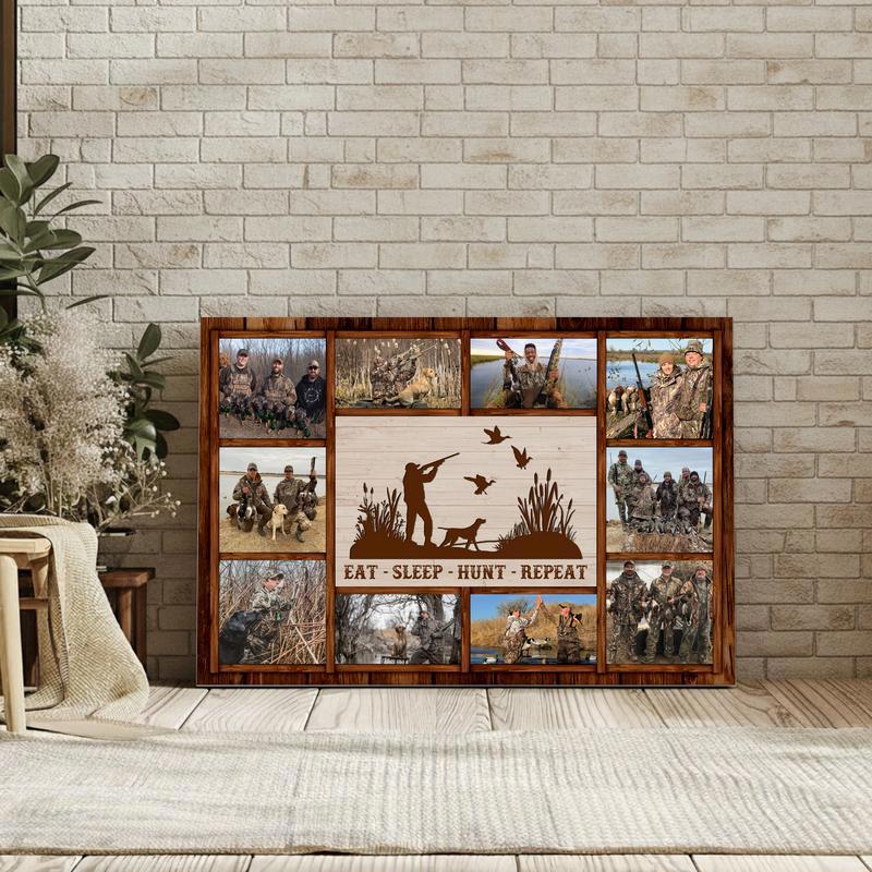 Ultimate Duck Hunter Photo Gift - Custom Collage Art Canvas
