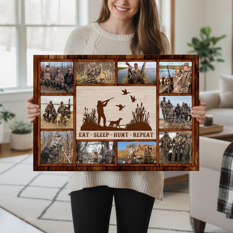 Ultimate Duck Hunter Photo Gift - Custom Collage Art Canvas