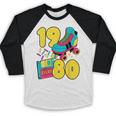 1980 Retro Raised In The 80s Old School Nostalgia Vibes Baseball Raglan Shirt