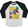 1985 Retro Raised In The 80s Old School Nostalgia Vibes Baseball Raglan Shirt 1985 Retro Raised In The 80s Old School Nostalgia Vibes Baseball Raglan Shirt