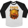 1985 Vintage Sunset Surf Truck Retro Beach Nostalgia Baseball Raglan Shirt