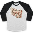 1988 Class Reunion Retro Class Of 88 High School Graduation Baseball Raglan Shirt