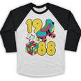 1988 Retro Raised In The 80s Old School Nostalgia Vibes Baseball Raglan Shirt 1988 Retro Raised In The 80s Old School Nostalgia Vibes Baseball Raglan Shirt