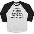 1st First Grade Graduation Tshirt Moving On To 2nd Grade Baseball Raglan Shirt