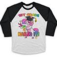 1st Grade Nailed It Flossing Unicorn Graduation Shirt Baseball Raglan Shirt