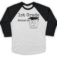 1st Grade Nailed It Kids Graduation TShirt Second Grade Baseball Raglan Shirt