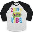 2000's Vibe Hip Hop Costume Early 2000s Party Nostalgia Baseball Raglan Shirt
