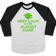 2018 Graduation Red Green High School Color Baseball Raglan Shirt