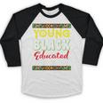 2019 African American High School Graduation SeniorShirt Baseball Raglan Shirt
