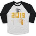 2019 High School Graduation Shirt Gamer Graduate Baseball Raglan Shirt
