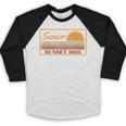 2025 Graduation Highschool Senior Sunset Baseball Raglan Shirt