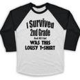 2nd Grade Graduation Boy Girl Graduate Education Baseball Raglan Shirt