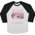 5th Grade Graduation Anime 2025 Graduate Elementary Girls Baseball Raglan Shirt