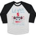 5th Grade Graduation Elementary School Graduate Level 5 Baseball Raglan Shirt