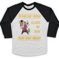 5th Grade Graduation Shirt Dabbing Unicorn Boys Class 2018 Baseball Raglan Shirt