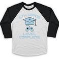 5th Grade Level Complete Fifth Grade Gamer Graduation Day Baseball Raglan Shirt