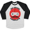 5th Grade Level Complete Gamer Graduation Baseball Raglan Shirt
