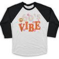 60's Vibe Retro Nostalgia Classic Mixtape Era 1960s Party Baseball Raglan Shirt