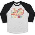 This Is My 70's Costume Retro Style Nostalgia 1970s Vintage Premium Tri-Blend Baseball Raglan Shirt