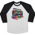 80s 90s Hip Hop Nostalgia Retro Boombox Music Lovers Baseball Raglan Shirt 80s 90s Hip Hop Nostalgia Retro Boombox Music Lovers Baseball Raglan Shirt