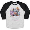80's Cartoon Heroes Apparel For Retro Nostalgia Fans Baseball Raglan Shirt 80's Cartoon Heroes Apparel For Retro Nostalgia Fans Baseball Raglan Shirt