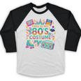 This Is My 80’s Costume Retro Nostalgia Premium Baseball Raglan Shirt
