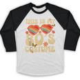 This Is My 80s Costume Vibes Nostalgia 1980s Vintage Fashion Baseball Raglan Shirt