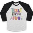 80's Girls Just Wanna Have Fun Nostalgia 1980s Baseball Raglan Shirt