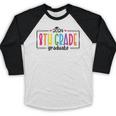 8th Eighth Grade Graduation 2025 Graduate Last Day Of School Baseball Raglan Shirt