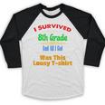 8th Grade Graduation Boys Girls Grad Education Baseball Raglan Shirt