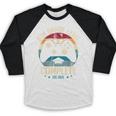 8th Grade Level Complete Gamer Class Of 2025 Graduation Boy Baseball Raglan Shirt