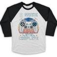 8th Grade Level Complete Graduation Class 2023 Gamer Boys Baseball Raglan Shirt