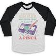 90s Baby Tired Millennial Burnout Nostalgia Parenting Baseball Raglan Shirt