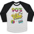 90s Nostalgia Retro Apparel 90'S Vibe Retro Premium Tri-Blend Baseball Raglan Shirt 90s Nostalgia Retro Apparel 90'S Vibe Retro Premium Tri-Blend Baseball Raglan Shirt