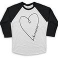 Accountant Heart Shirt Graduation Baseball Raglan Shirt