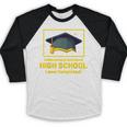 Achievement Unlocked High School Graduation Gamer Baseball Raglan Shirt