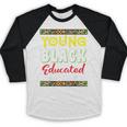 African American High School Graduation Grad Shirt Baseball Raglan Shirt