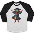 African American Woman Girl Graduation Class Baseball Raglan Shirt