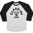 Aggretsuko Class Of 2019 Graduation Seniors Graduate Baseball Raglan Shirt