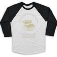Analogue Nostalgia Typewriter Graphic Premium Tri-Blend Baseball Raglan Shirt